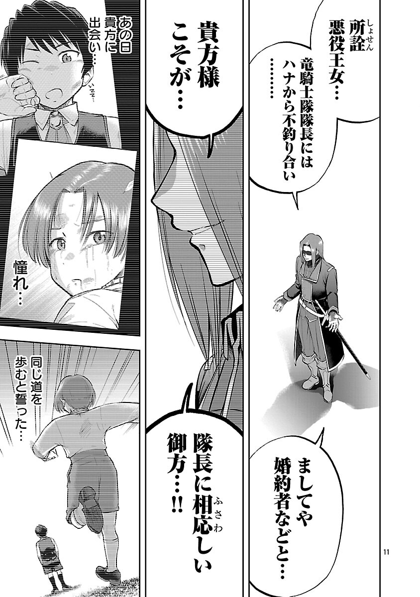 Akuyaku Oujo no Ryuu Kishi-dan Seikatsu: Kon'yaku Haki-go ni Dekiai Sarete mo Komarimasu! - Chapter 17 - Page 13