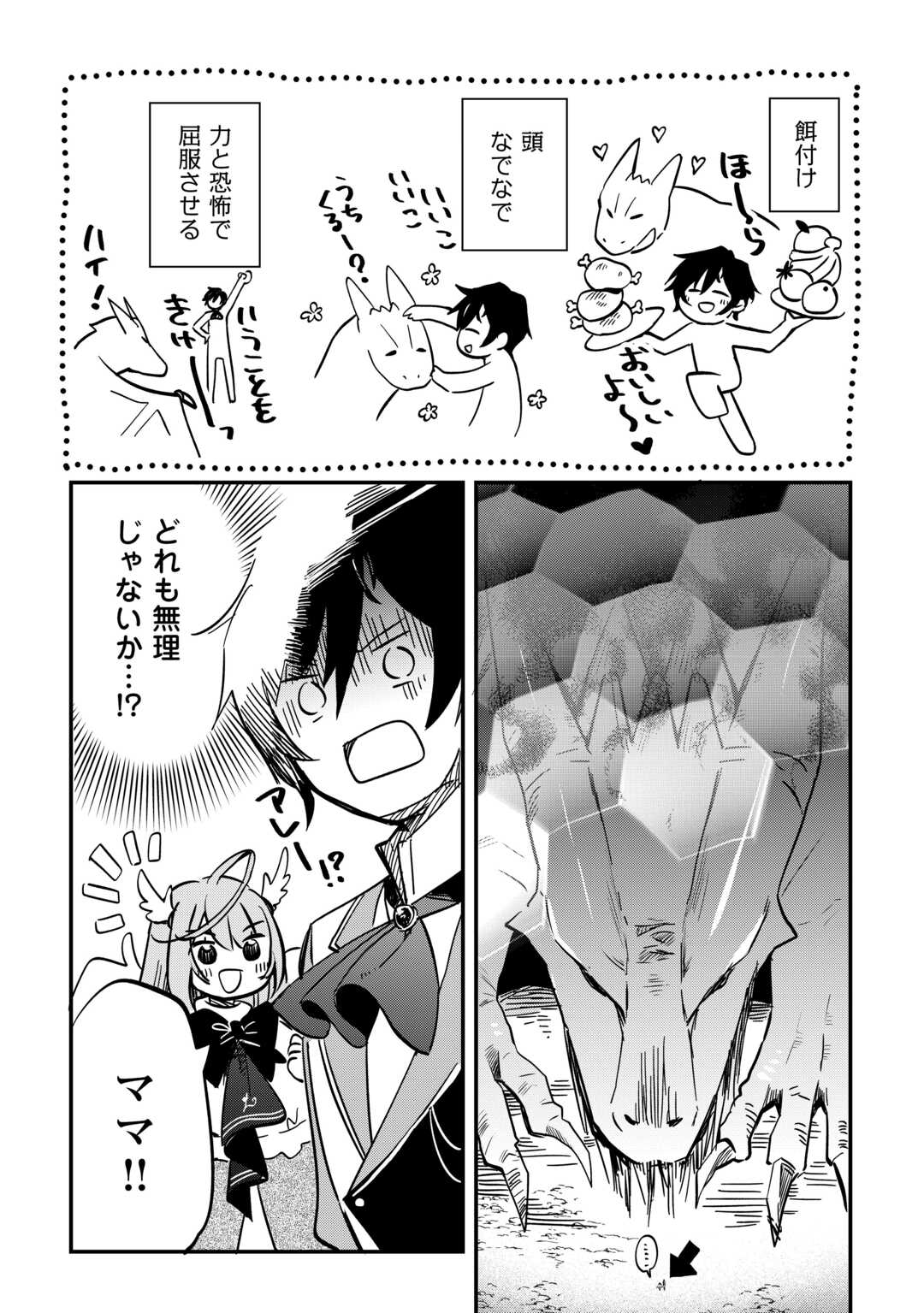 Tokage (Hontou wa Shinryuu) wo Shoukan Shita Seijuu Tsukai, Ryuu no Senaka de Kaitaku Life - Chapter 2 - Page 6