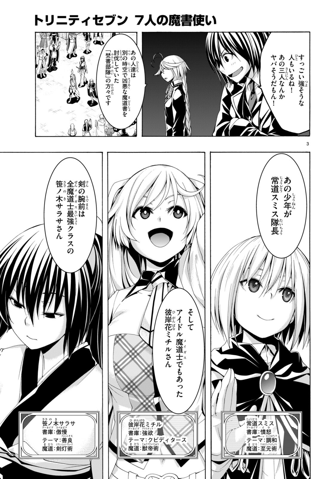 Trinity Seven - 7-Nin no Masho Tsukai - Chapter 149 - Page 3