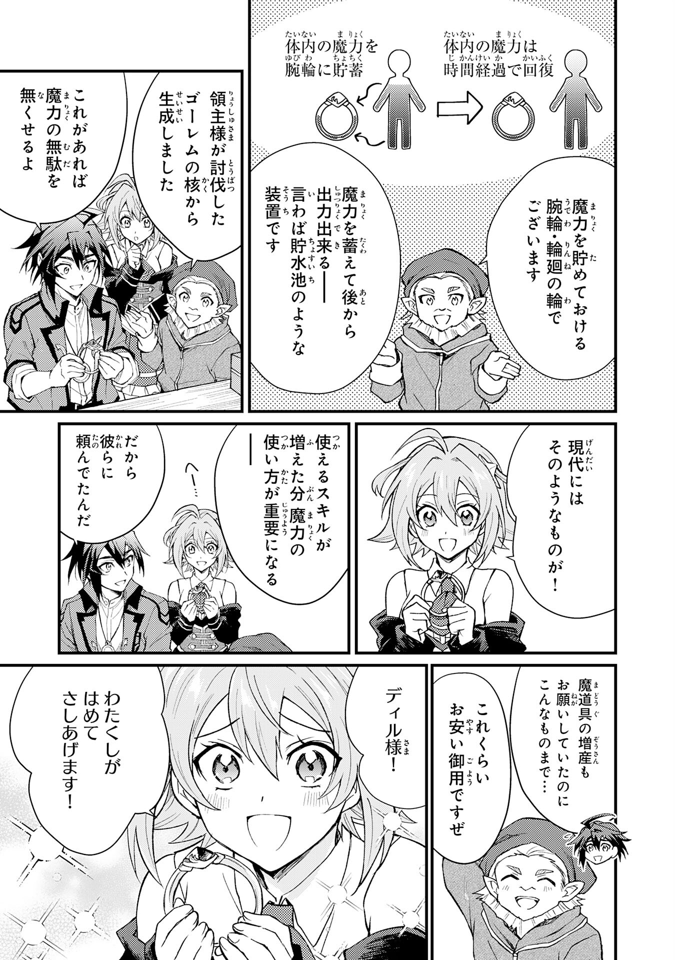 Tsuihou Kizoku wa, Hazure Skill "Kodai Shoukan" de Eirei-tachi to Henkyou Ryouchi o Saikou suru - Chapter 6 - Page 25