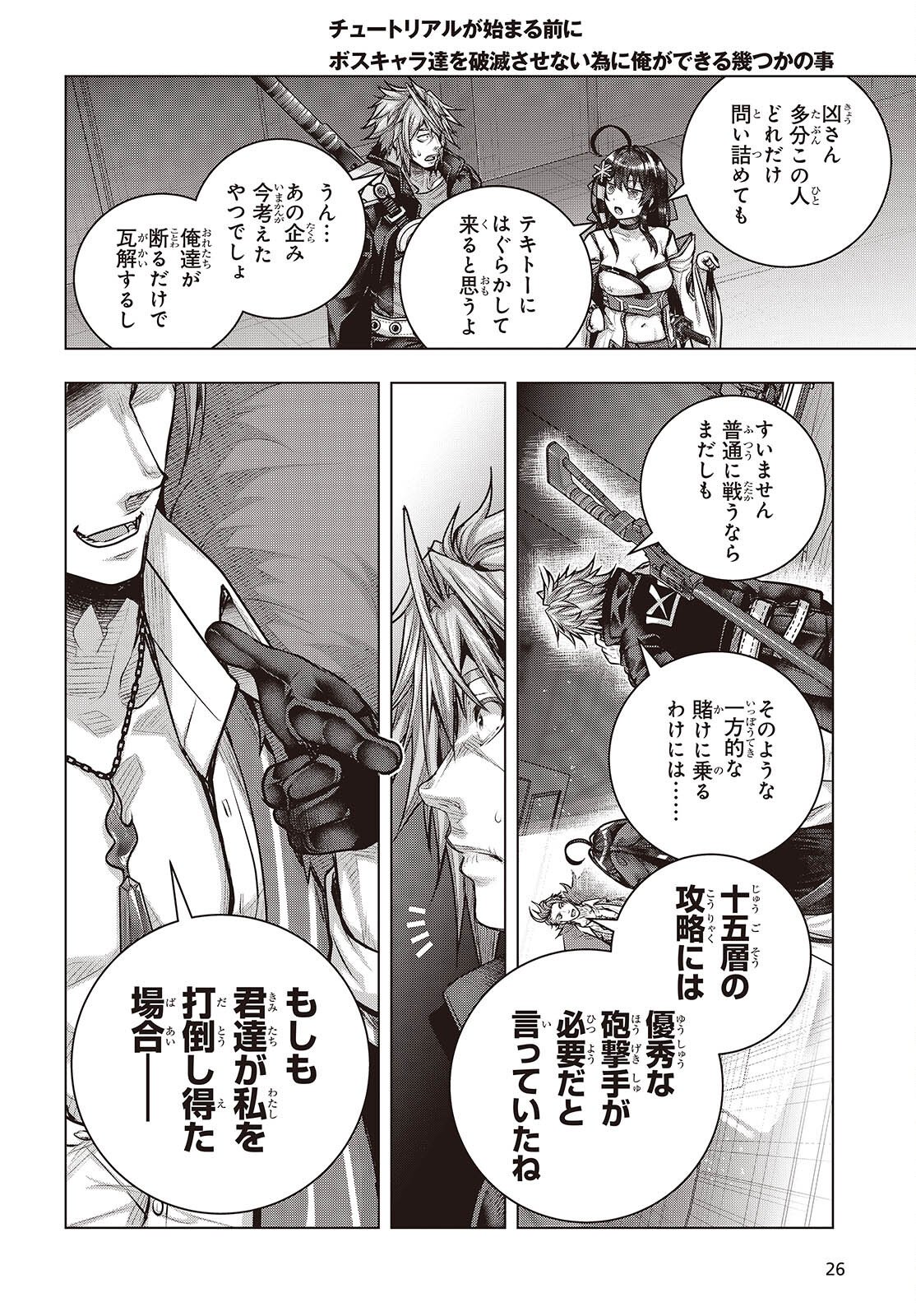 Tutorial ga Hajimaru Mae ni - Boss Chara-tachi wo Hametsu Sasenai Tame ni Ore ga Dekiru Ikutsu ka no Koto Chap 21 - Next Chap 22