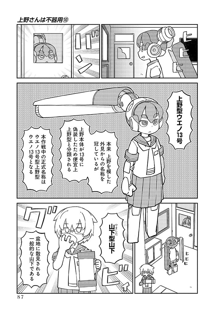 Ueno-san wa Bukiyou - Chapter 98 - Page 3