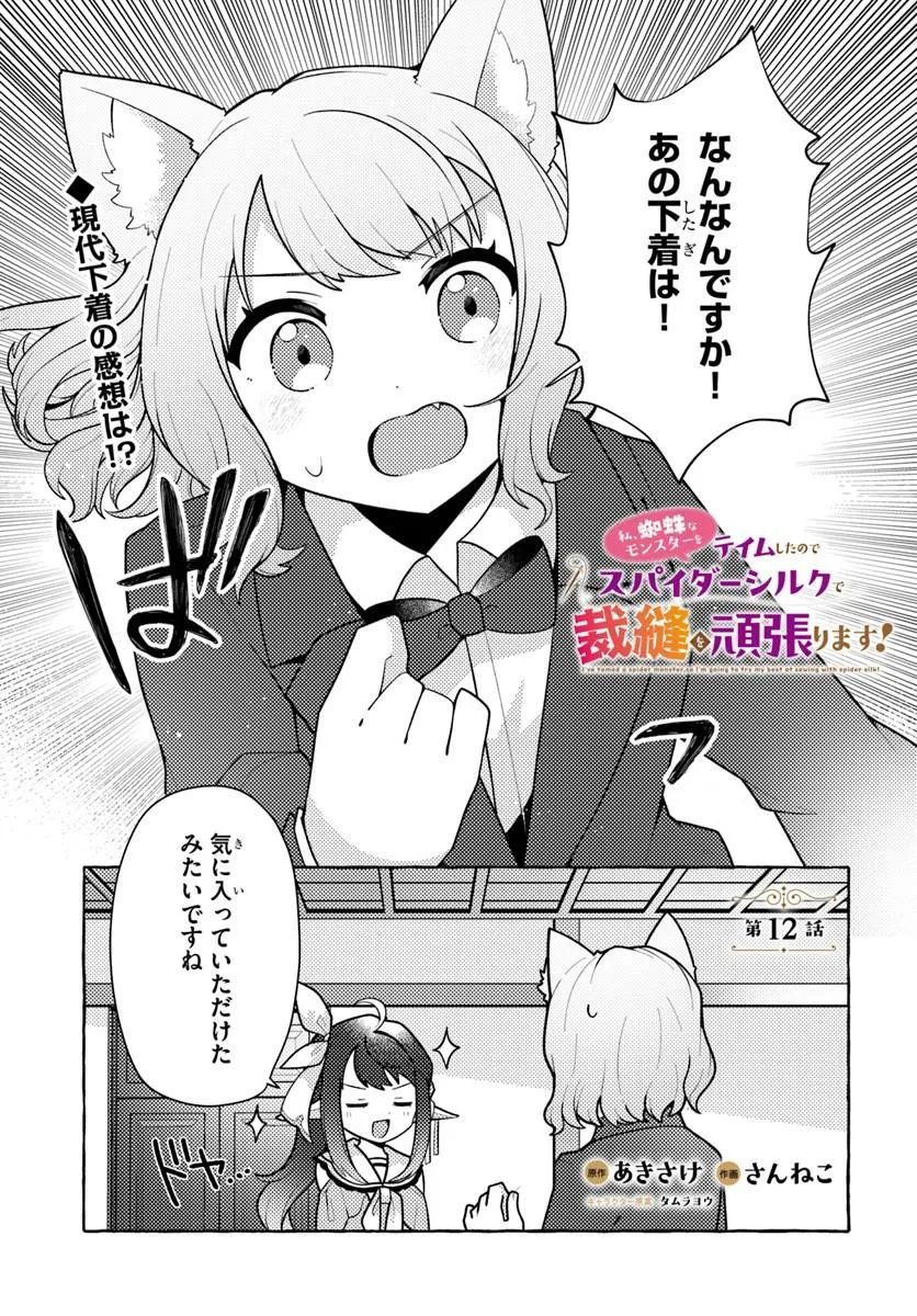 Watashi, Kumo na Monster wo Tame Shita no de, Spider Silk de Saihou wo Ganbarimasu! - Chapter 12 - Page 1