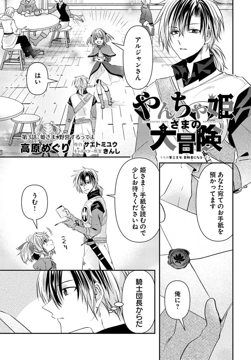 Yancha Hime Sama no Daiboken Uchi no Daisan Oujo - Chapter 3.1 - Page 1