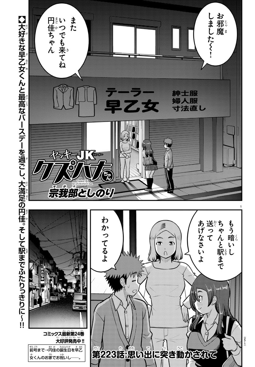 ヤンキーJKクズハナちゃん Chap 223 - Next Chap 224