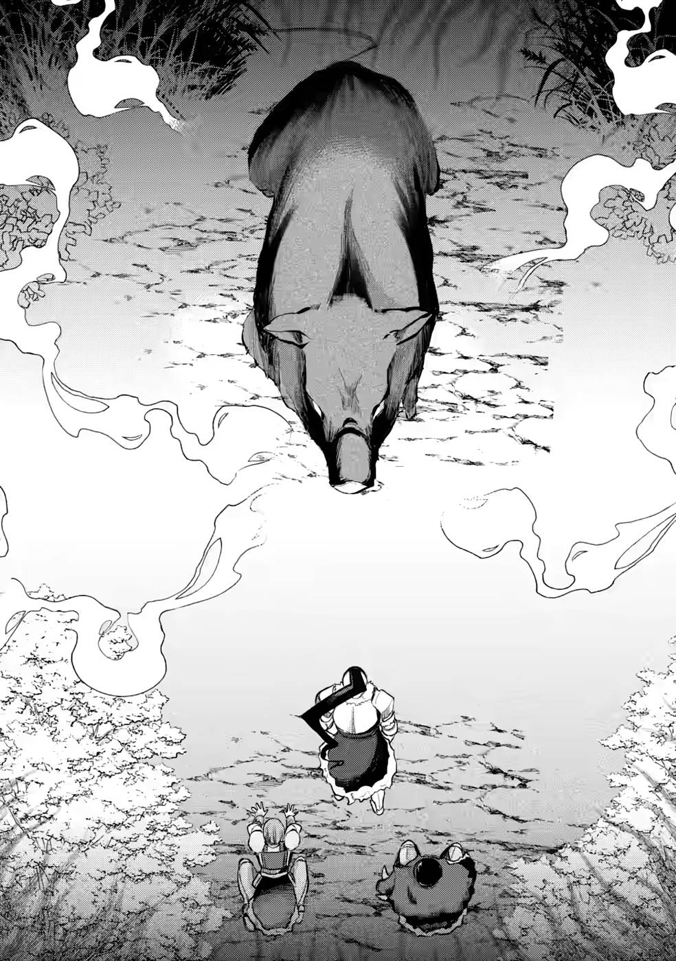 Yuusha ni Narenakatta Sanbaka Trio wa, Kyou mo Otoko Meshi wo Koshiraeru. - Chapter 6 - Page 28