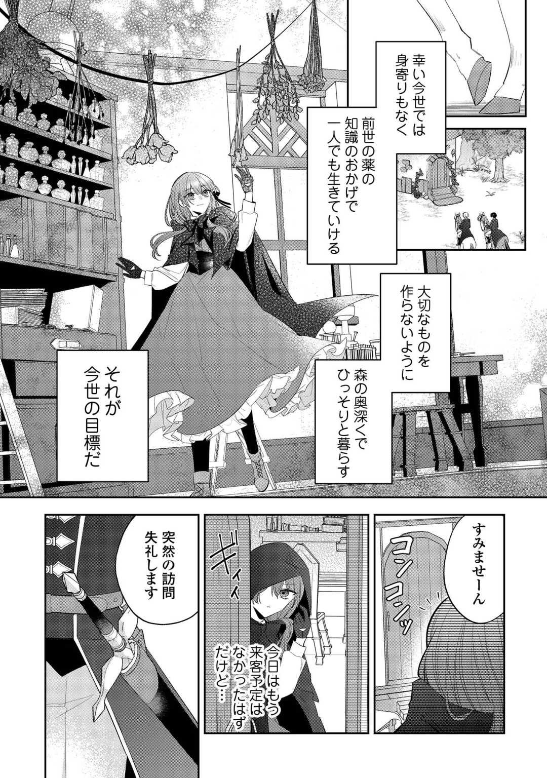 Zense de Shokei Sareta Seijo, Ima wa Kuro Kusushi to Yobareteimasu - Chapter 1 - Page 10