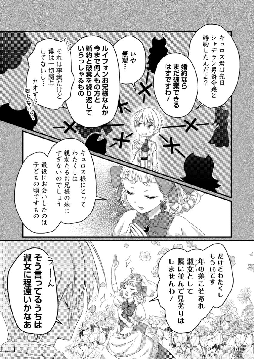 Zutabro Reijou wa Ane no Moto Konyakusha ni Dekiaisareru - Chapter 41.1 - Page 7