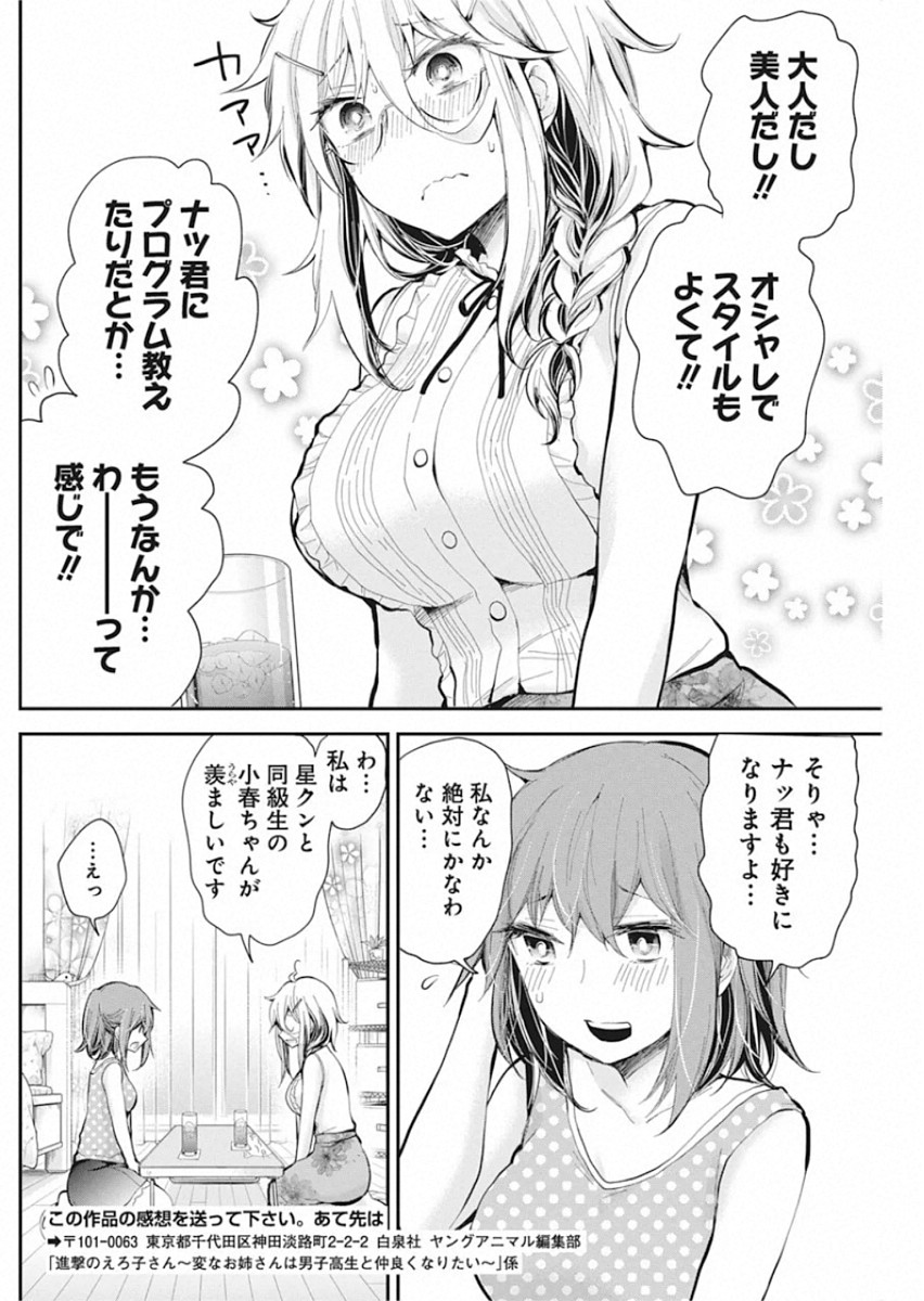 Shingeki no Eroko-san: Hen na Oneesan wa Danshi Kousei to Nakayoku Naritai Chap 18 - Next Chap 19