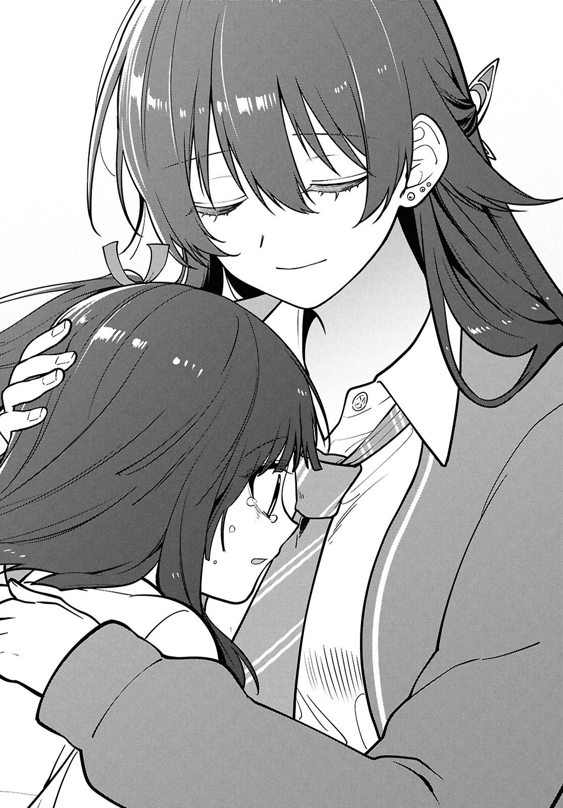 Tonari no Seki no Yankee Shimizu-san ga Kami o Kuroku Sometekita Chap 15 - Next Chap 16